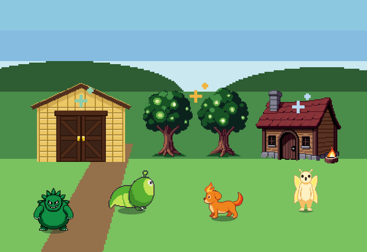 The sanctuary grounds